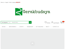 Tablet Screenshot of gbgerakbudaya.com